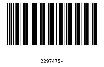 Barcode 2297475