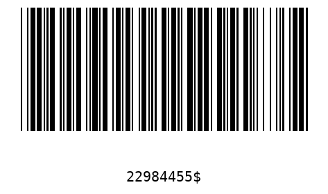 Barcode 22984455