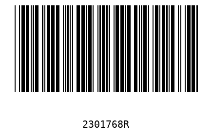 Barcode 2301768