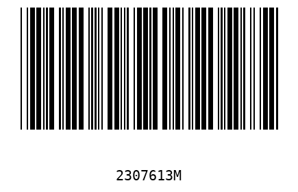 Barcode 2307613