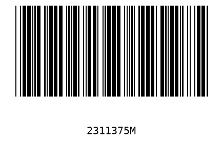 Barcode 2311375
