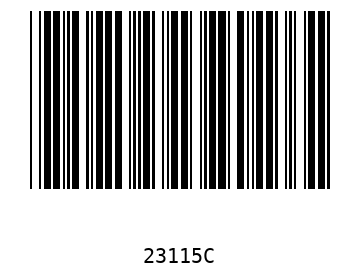 Barra Código, Code 39 23115