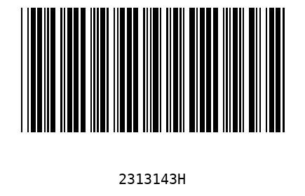 Barcode 2313143