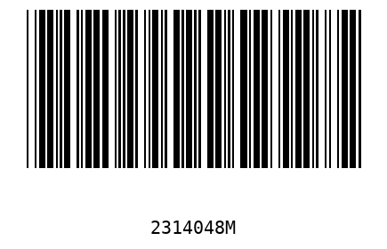 Barcode 2314048