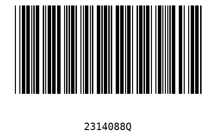 Barcode 2314088