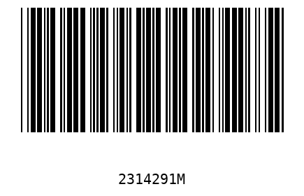 Barcode 2314291