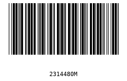 Barcode 2314480