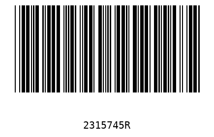 Barcode 2315745
