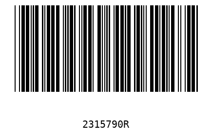 Barcode 2315790