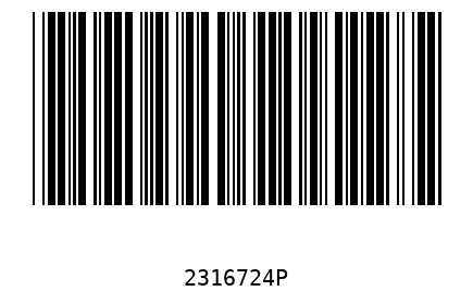 Barcode 2316724
