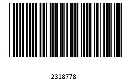 Barcode 2318778
