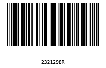 Barra Código 2321298