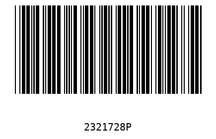 Barra Código 2321728