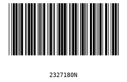 Barra Código 2327180