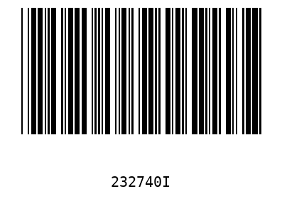 Barcode 232740