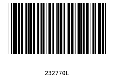 Barcode 232770
