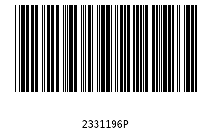 Barcode 2331196