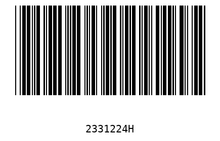 Barcode 2331224