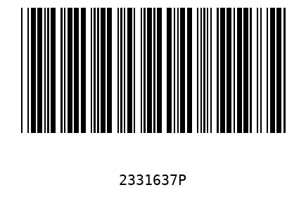 Barcode 2331637