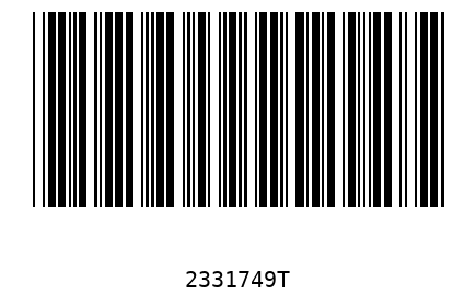 Barcode 2331749