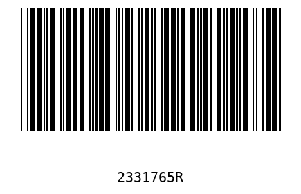 Barcode 2331765