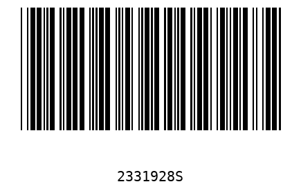 Barcode 2331928