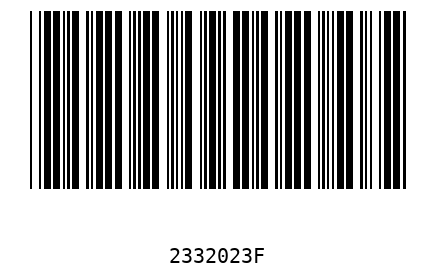 Barra Código 2332023