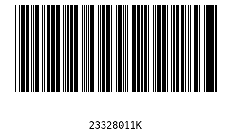 Barcode 23328011