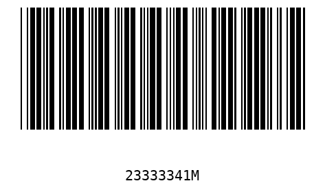 Bar code 23333341