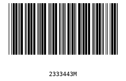 Barcode 2333443
