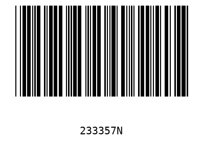 Barcode 233357