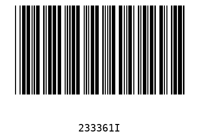 Barcode 233361