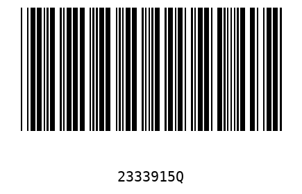 Barcode 2333915