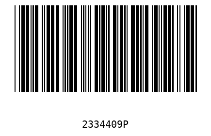 Barcode 2334409