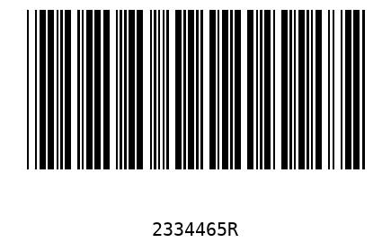 Barcode 2334465