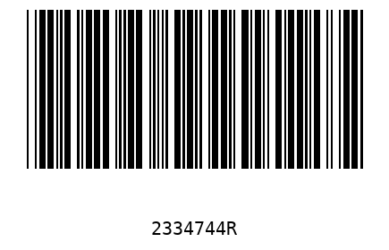 Barcode 2334744