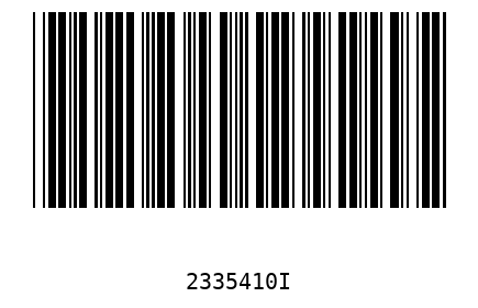 Barcode 2335410