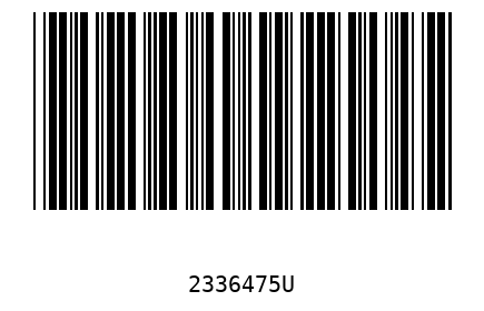 Barcode 2336475