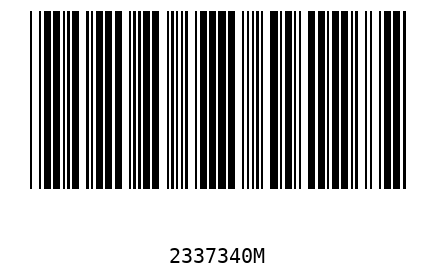 Barcode 2337340