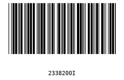 Barcode 2338200