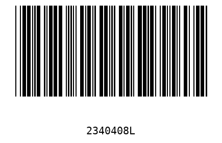 Barcode 2340408