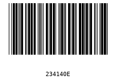 Bar code 234140