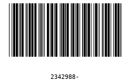 Barcode 2342988