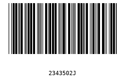 Barcode 2343502