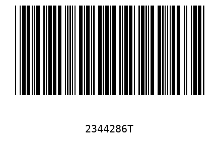 Barcode 2344286