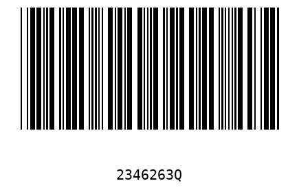 Barcode 2346263
