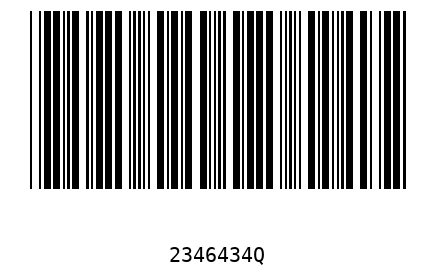 Barcode 2346434