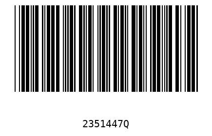 Barcode 2351447