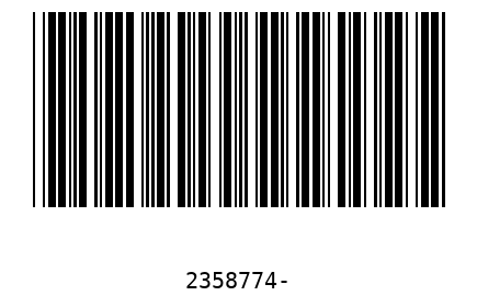 Barcode 2358774