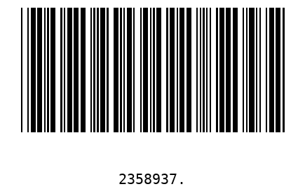 Barcode 2358937